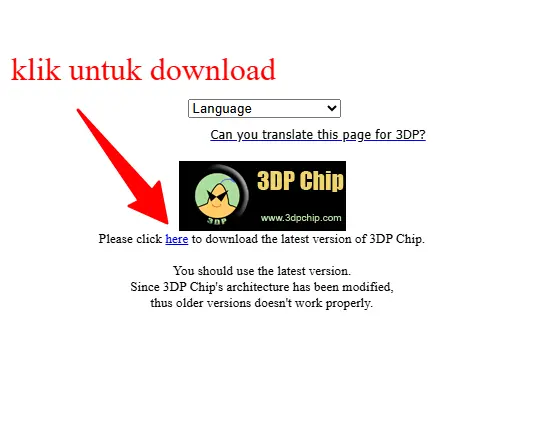 Panduan download driver laptop setelah install ulang Windows menggunakan 3DP Chip